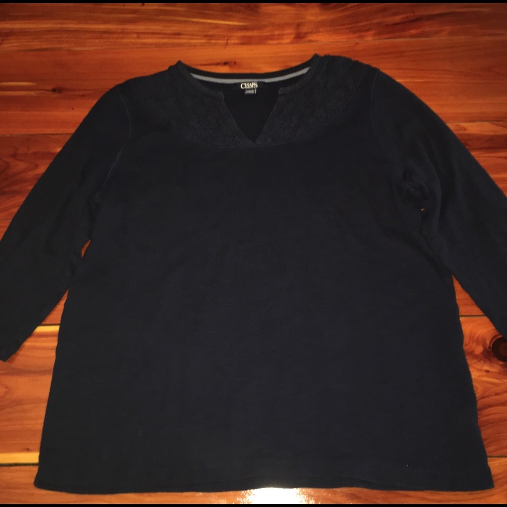 Ladies Chaps 3/4 length sleeve Tee